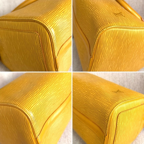 Authentic Louis Vuitton Speedy 25 satchel bag yellow Epi leather - Picture 13 of 16
